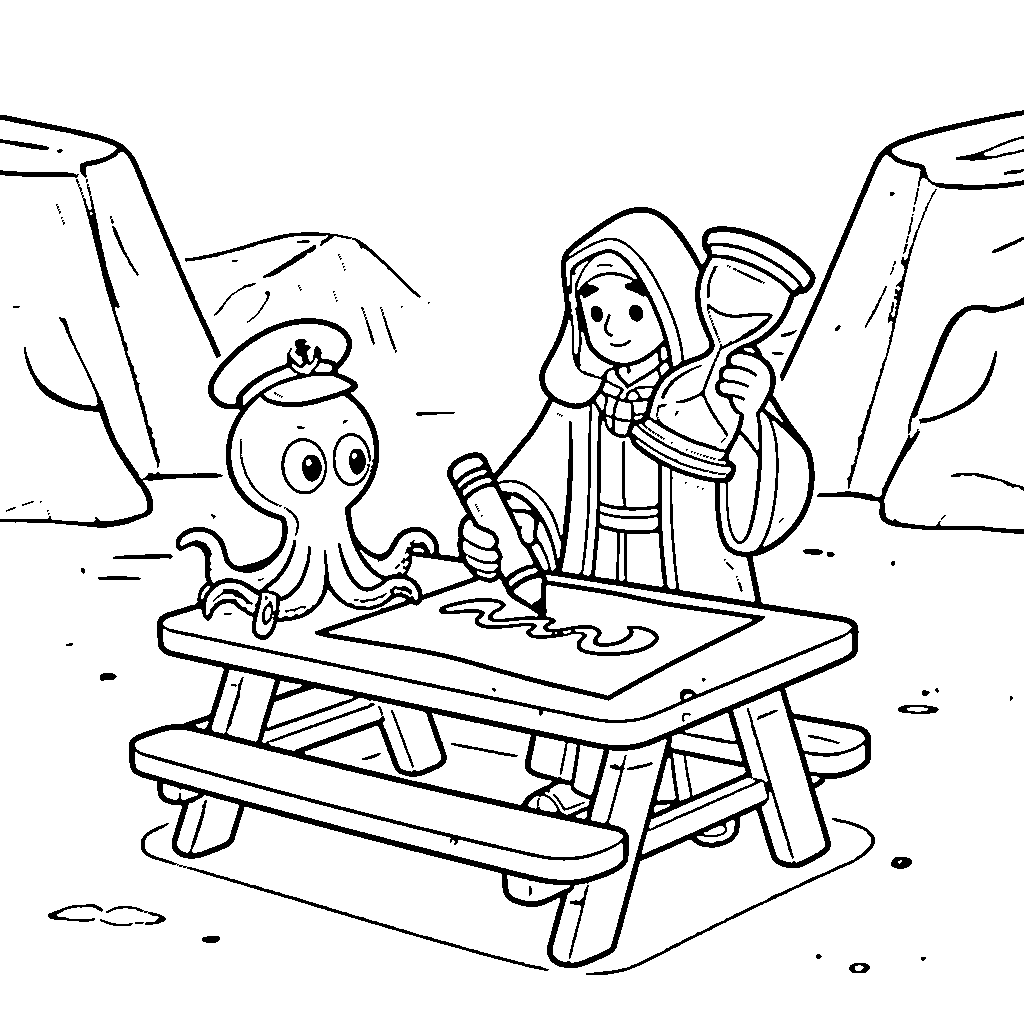 Printable page 4 from Making Friends With Monsters