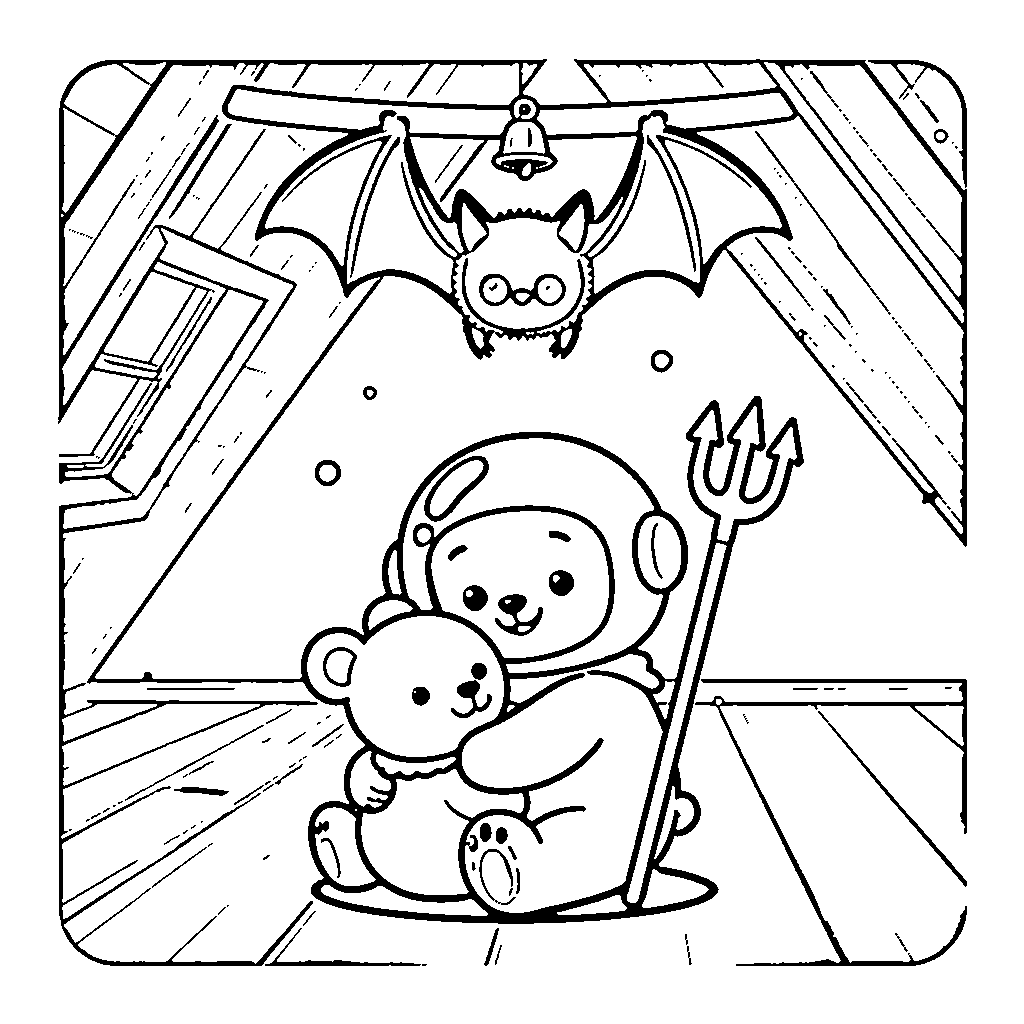Printable page 6 from Making Friends With Monsters