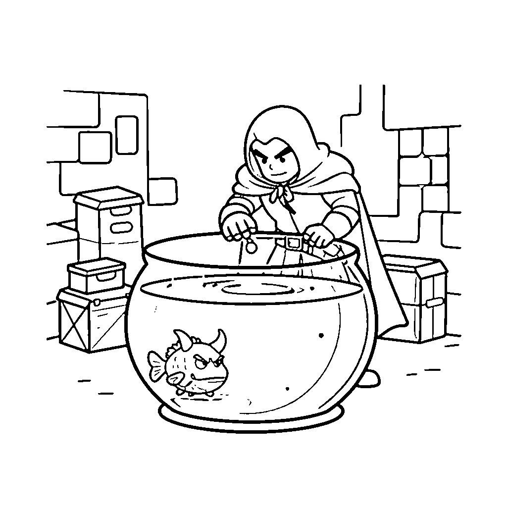 Printable page 7 from Making Friends With Monsters